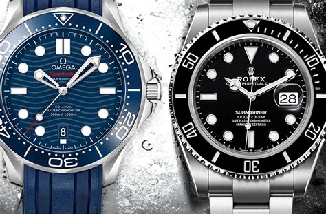 omega seamaster chronometer vs rolex submariner